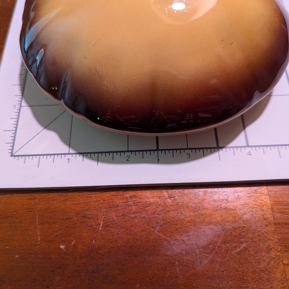 Whimsical Orange and Brown Ceramic Mushroom Art - Picture 11 of 11